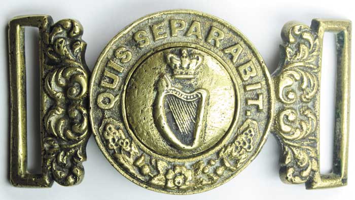 1881-1901: Royal Irish Rifles other ranks waist belt clasp at Whyte's Auctions