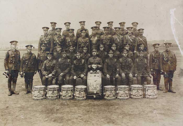 1914-1918: 12th (Central Antrim Volunteers) Battalion Royal Irish Rifles large photograph at Whyte's Auctions