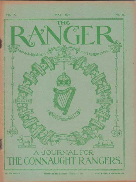 1939-1969: "The Ranger" regimental journal of The Connaught Rangers at Whyte's Auctions