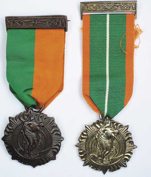 1916 Rising Service Medal and 1966 50th Anniversary of the Rising Medal, officially named to Cumann na mBan member Mairead McElroy at Whyte's Auctions