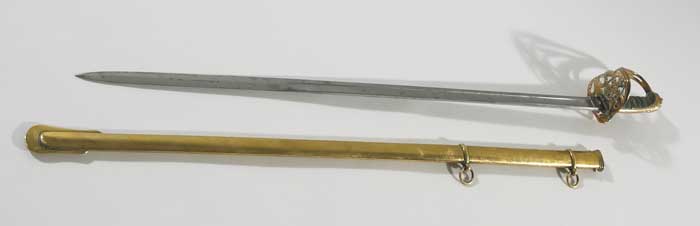 1916 Rising:  British Infantry Officers sword presented to Lt. Col. W. E. C. McCammond Royal Irish Rifles at Whyte's Auctions