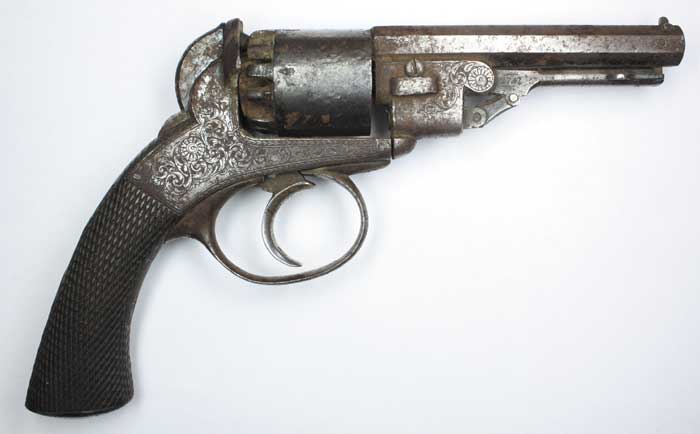 c1860: British Army private purchase land pattern revolver from the collection of Eamon De Valera at Whyte's Auctions
