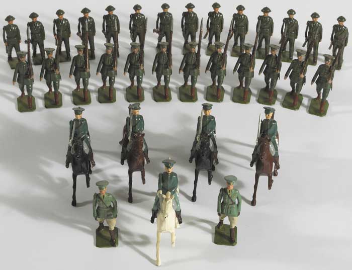 1922. Irish Free State Army - a rare collection of model lead soldiers at Whyte's Auctions