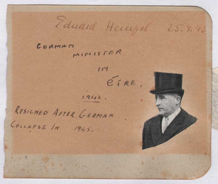 1937-1945: Eduard Hempel signature at Whyte's Auctions