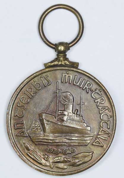 1939-1946: Emergency Service Medal - An tSeirbhs Mhuirthrchtla at Whyte's Auctions