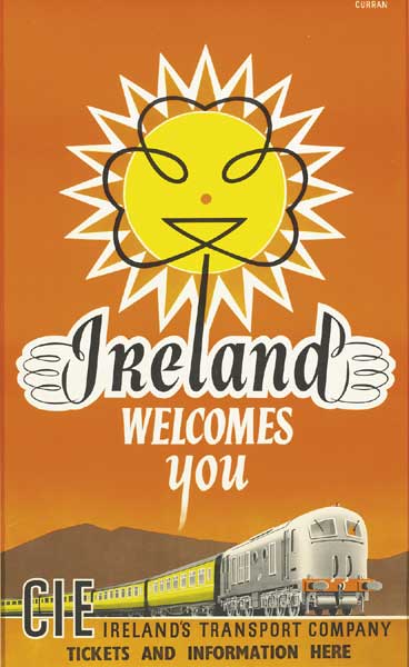 Circa 1950 Poster: CIE Ireland Welcomes You at Whyte's Auctions