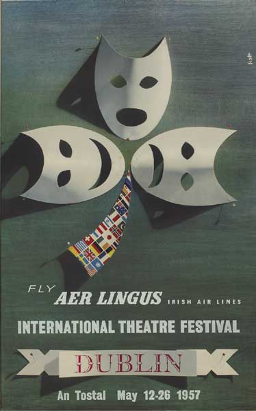 1957 Poster: An Tostal - Fly Aer Lingus Irish Air Lines at Whyte's Auctions