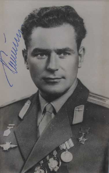 1961: Gherman Titov signed photograph, first human to fully orbit the earth at Whyte's Auctions