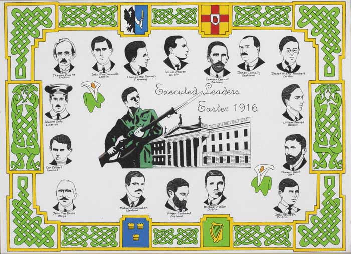2000s: Republican prisoner art, executed leaders 1916, Castlerea Prison at Whyte's Auctions