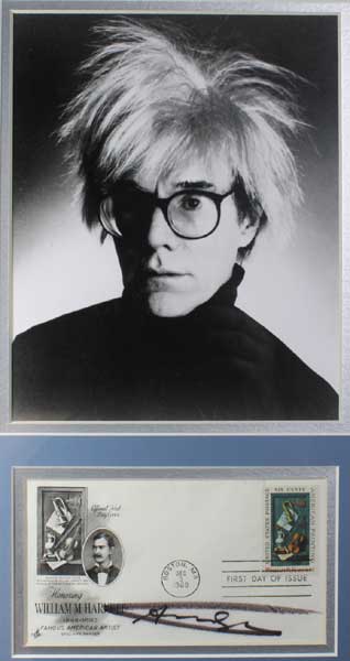 1969: Andy Warhol signed first day cover at Whyte's Auctions