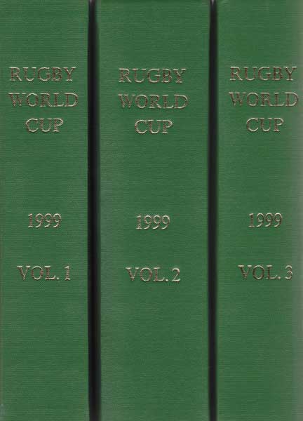 Rugby. 1999 World Cup complete collection of 38 programmes attractively bound. at Whyte's Auctions