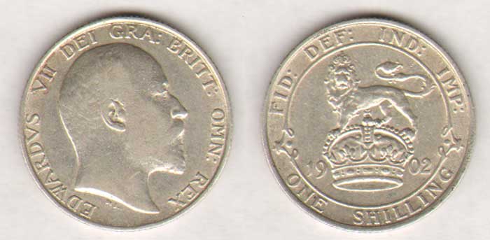 England. Shillings Edward VII and George VI. at Whyte's Auctions