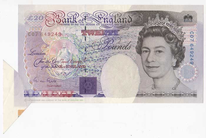 UK. Bank of England. Twenty Pounds. at Whyte's Auctions
