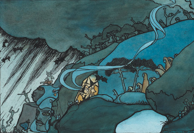 "IMEALL AN DOMHAIN" (THE EDGE OF THE WORLD) 1917 by Mícheál MacLíammóir (1899-1978) (1899-1978) at Whyte's Auctions