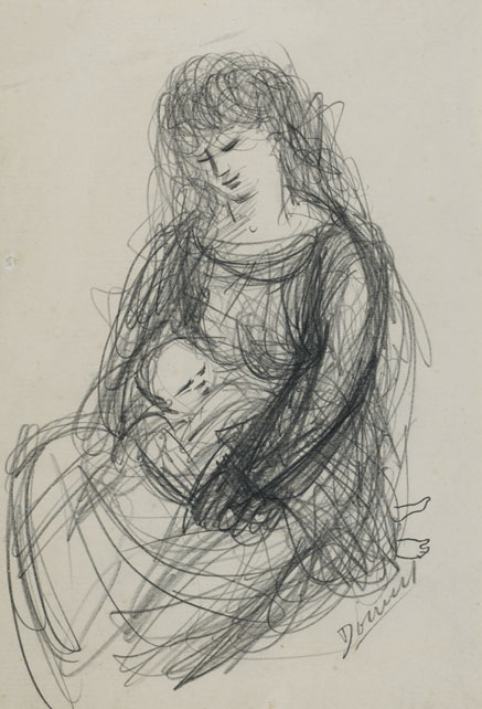 MOTHER AND CHILD by Daniel O'Neill (1920-1974) at Whyte's Auctions