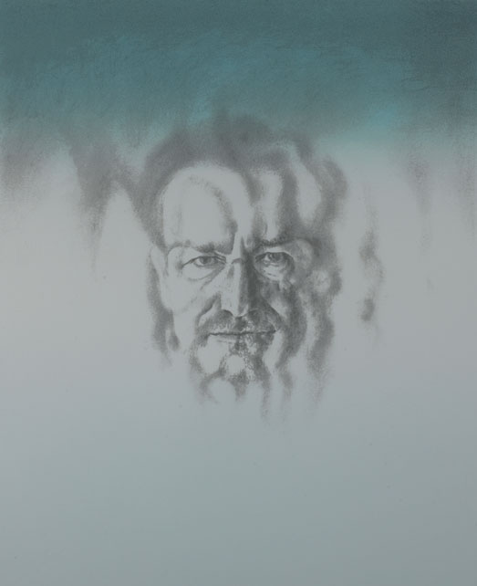 IMAGE OF BONO (BLUE) 2003 by Louis le Brocquy HRHA (1916-2012) at Whyte's Auctions