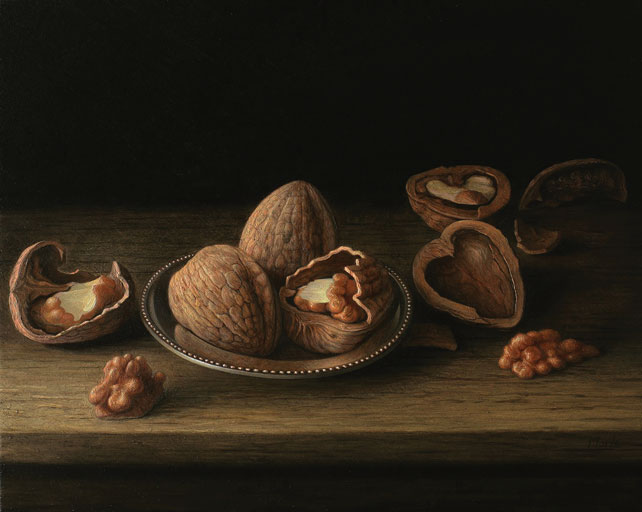 STILL LIFE WITH WALNUTS, 2011 by Stuart Morle (b.1960) at Whyte's Auctions