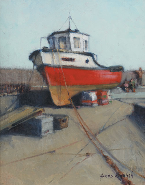 DECOMMISSIONED - LOUGHSHINNY by James English RHA (b.1946) at Whyte's Auctions