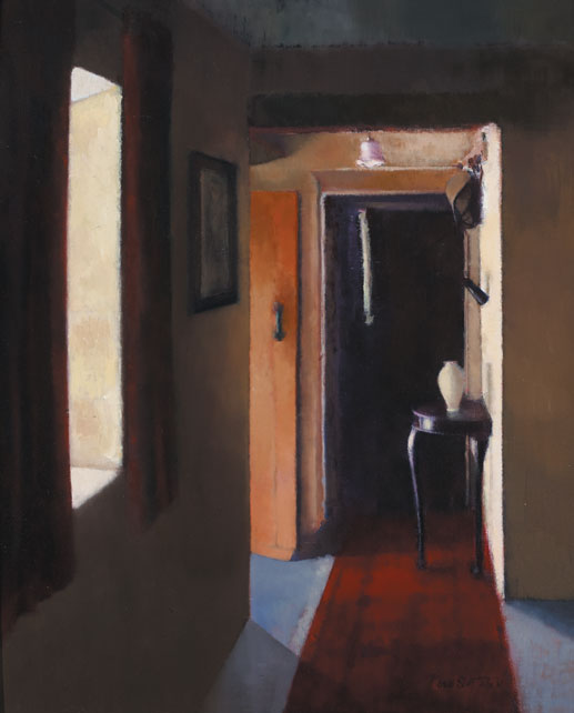 INTERIOR FALCONER'S COTTAGE, COUNTY WICKLOW by Rose Stapleton WCSI (b.1951) at Whyte's Auctions