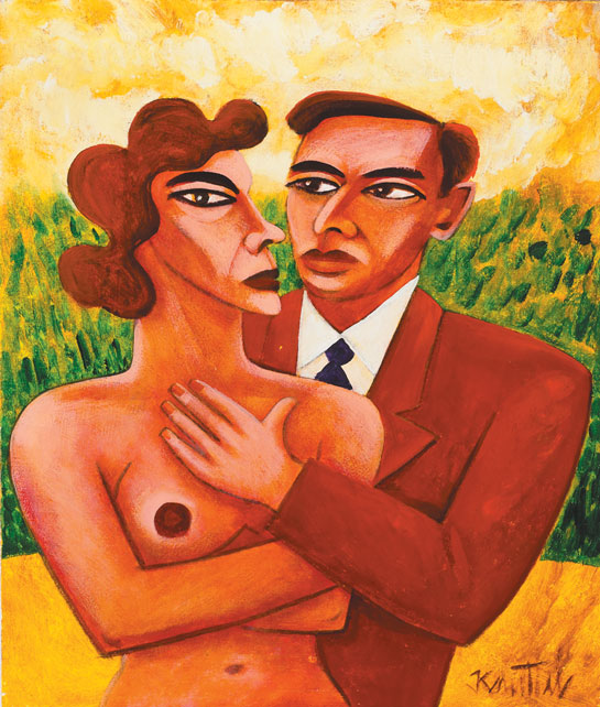 THE HAPPY COUPLE by Graham Knuttel (b.1954) (b.1954) at Whyte's Auctions