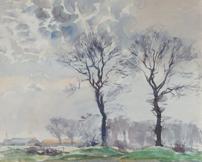 WINTER TREES by Tom Nisbet RHA (1909-2001) RHA (1909-2001) at Whyte's Auctions
