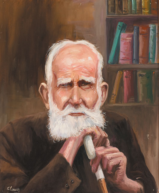 GEORGE BERNARD SHAW, c.1972 by Francis Conway  at Whyte's Auctions