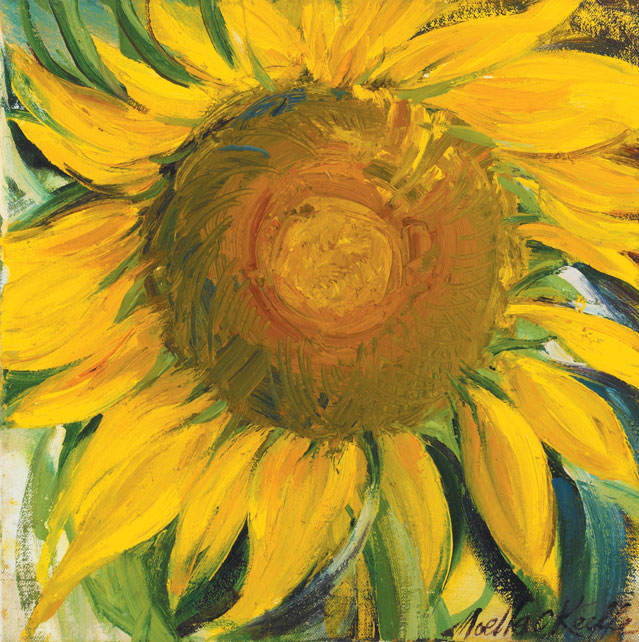 SUNFLOWER HEAD, 1997 by Noelle O'Keefe (b.1962) (b.1962) at Whyte's Auctions