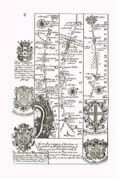 1731: Britannia Depicta, road atlas of England and Wales at Whyte's Auctions