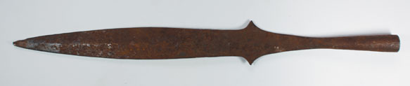 18th Century: Irish wrought steel pike head at Whyte's Auctions
