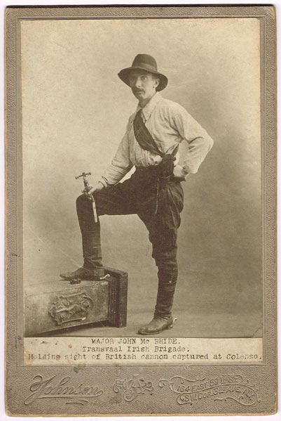 1899: Major John McBride Boer War Irish Brigade photograph at Whyte's Auctions