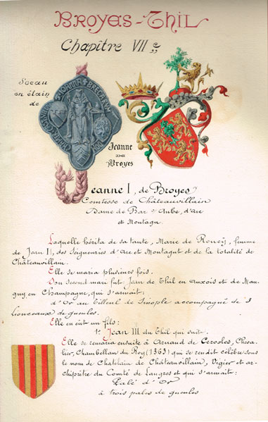 19th Century: Illuminated French Genealogical and Heraldic Manuscript at Whyte's Auctions