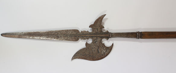 19th Century: Victorian ceremonial halberd at Whyte's Auctions