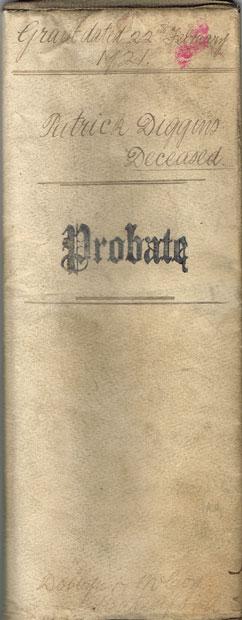 1868-1921: Waterford estate papers relating to the estate of Patrick Diggins, Dunmore East and the Jacob Family at Whyte's Auctions