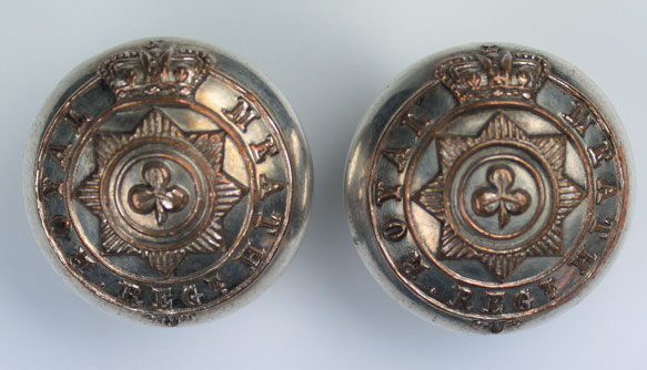 circa 1880: Royal Meath Regiment buttons at Whyte's Auctions