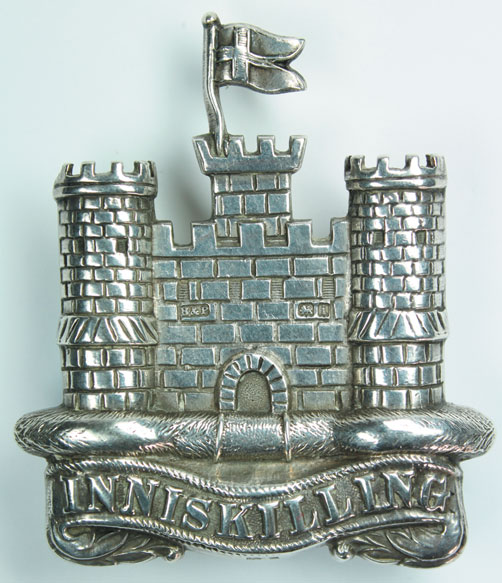 1908: 6th Inniskilling Dragoons hallmarked badge at Whyte's Auctions