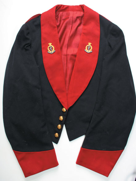 circa 1900: Royal Army Medical Corps officers' mess dress uniform at Whyte's Auctions