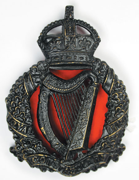 1902-22: Royal Irish Constabulary other ranks' helmet plate at Whyte's Auctions