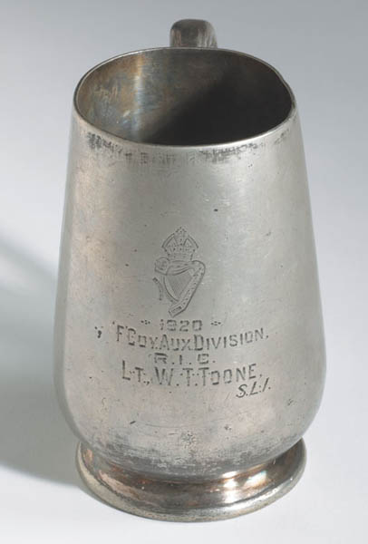 1920: Royal Irish Constabulary Auxiliary Division officer's mug at Whyte's Auctions