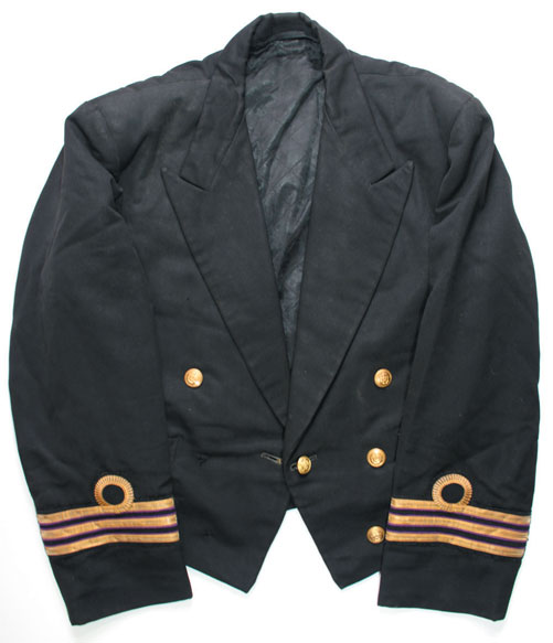 circa 1930: Royal Navy Commander's uniform jacket at Whyte's Auctions