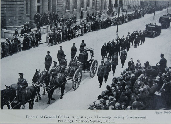 1916-22: Michael Collins portrait and funeral framed prints at Whyte's Auctions