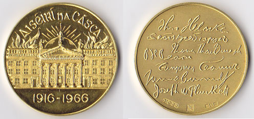 1966 Golden Jubilee of 1916 Rising Medal by O'Connor at Whyte's Auctions