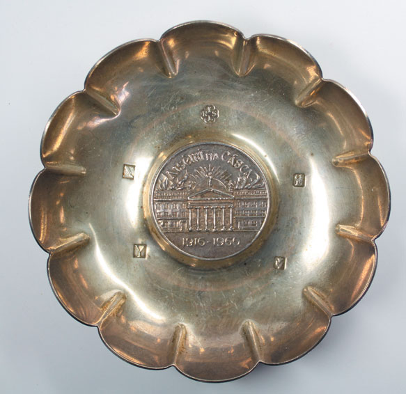 1966: 50th Anniversary of 1916 Rising commemorative silver dish at Whyte's Auctions