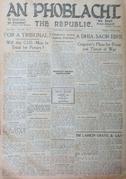 1931-32: An Poblacht newspaper collection Volume 7 at Whyte's Auctions