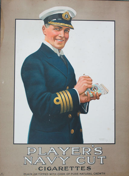1930s Poster: Player's Navy Cut Cigarettes advertisment at Whyte's Auctions