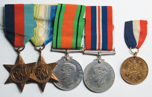 1939-45 World War II British medals group also 1937 Coronation medal at Whyte's Auctions
