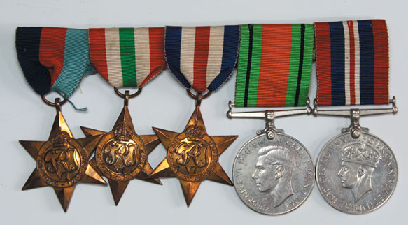 1939-45: Second World War British campaign stars and medals at Whyte's Auctions