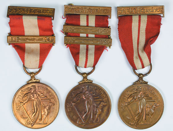 1939-1946: Emergency Service Medals including Na Caomhnoiri Aitiula at Whyte's Auctions