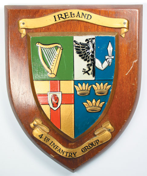 20th Century: Collection of Irish Army plaques at Whyte's Auctions