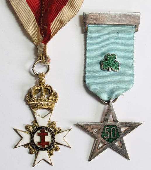 1950-70: Masonic regalia of Sir John C. Savage Kt. at Whyte's Auctions