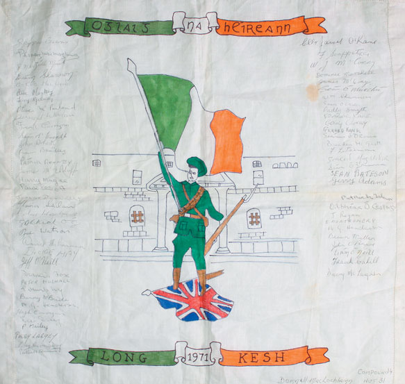 1971: Gerry Adams signed Long Kesh prisoner art at Whyte's Auctions